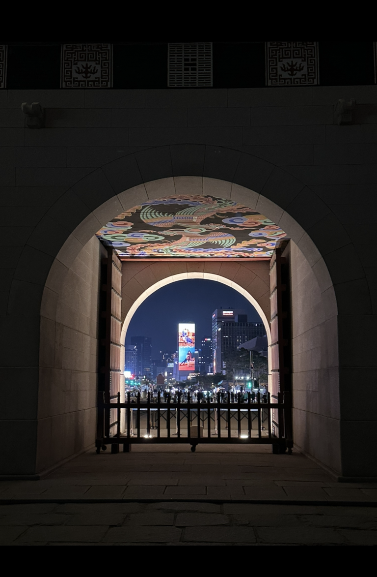 Through Gwanghwamun Gate: Where Joseon Meets Modern Seoul at Night